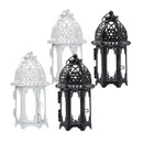 4 Pieces Retro Tabletop Candle Holder Hanging Wind Light Lantern Ornaments