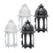 4 Pieces Retro Tabletop Candle Holder Hanging Wind Light Lantern Ornaments