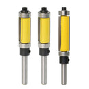 Woodworking Flush Trim Pattern Router Bit - 1/4 Shank Dia. Cutter Edge Tool, 1/2