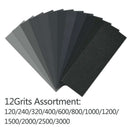 120 To 3000 Assorted Grit Sandpaper For Wood Furniture Finishing, Metal San
