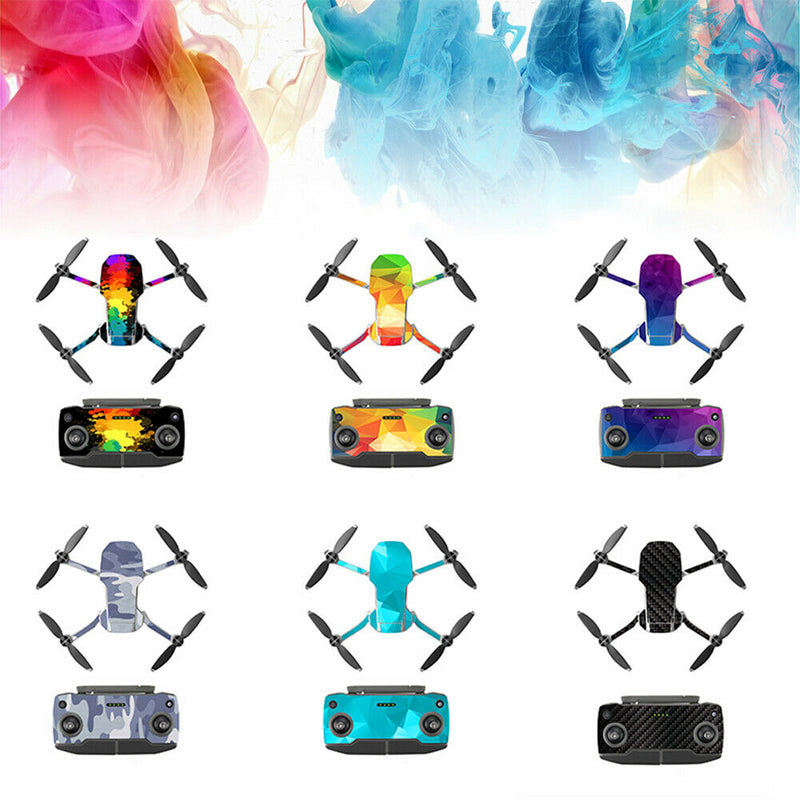 6pcs Protective Film PVC Stickers Full Cover Skin Decor for DJI Mavic Mini Drone