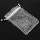 100pcs Pouch Sachet Pouch Bag Organza White 15x10cm wedding party dragee bo
