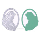 Mother and Baby Metal Cutting Dies DIY for Scrapbooking Paper Card Album Decor