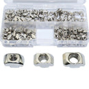 160Pcs T Nut Assortment Kits M3 M4 M5 for 2020 Aluminum Extrusion Profile T E9G3