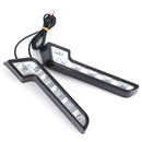 2x Bright 6LED Super White Car Driving Lamp Fog 12V DRL Daytime Running Light M&