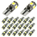 6X T10 LED Canbus Error Free 5 SMD Car Side Wedge light Bulb 168 194 W5W White