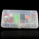 106 Pieces Fishing Lure Set Soft Fishing Lure Hard Metal Lure Rattle Crank Jig