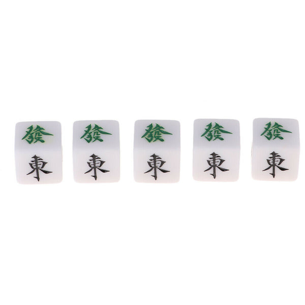 Board Game Mahjong Dices East West Southeast Northwest Mid Direction 6-Die for
