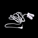 Electrode Lead Wires with 2 Ear Clips for Tens Therapy Machine Massager 2.5mm JR