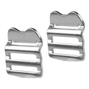 2PCS Strap Adjustment Rustproof Practical Buckle DIY Aluminium Alloy Bag Slide