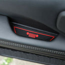 Non-Slip Gate Slot Mats Latex Door Pad Cup Mat for Jeep Wrangler Jl 2018 20 I1K5