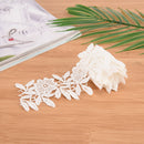 1yard Chic sewing diy embroidered lace trim ribbon wedding bridal dress trim&LJ