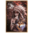 5D DIY Full Drill Diamond Painting Cross Stitch Embroidery Kit (Indian10)