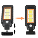 Outdoor Waterproof Solar Street Light Human Body Sensor Wall Lamp (120COB)