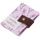 Elegant Country Style Canvas Credit Business ID Card Bag Pocket Wallet Hold C9U7
