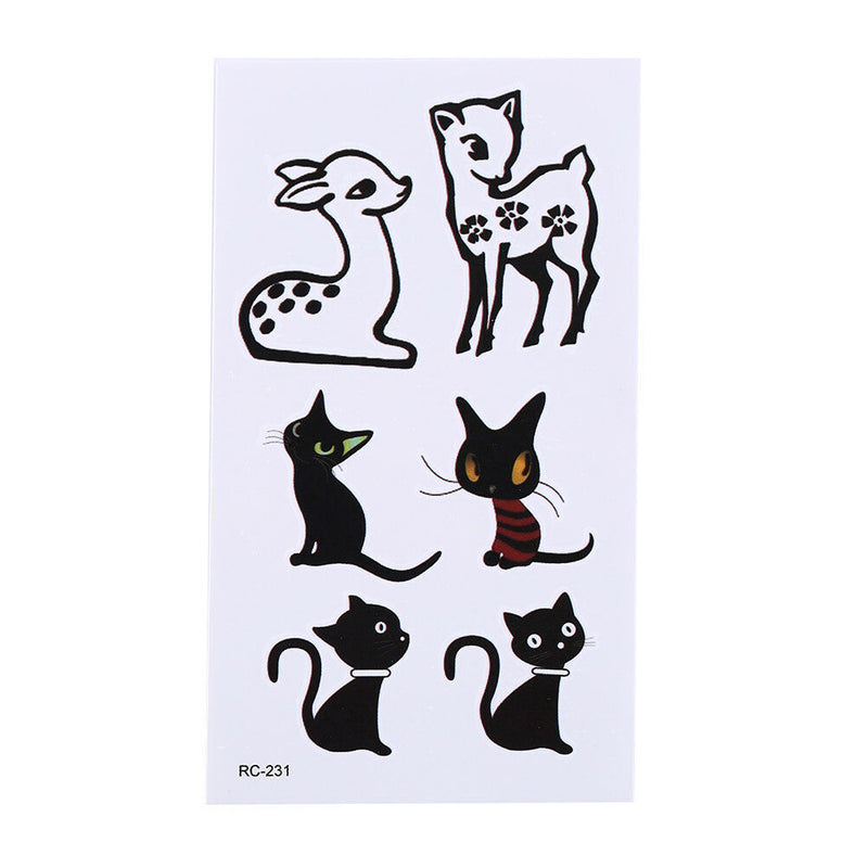 Mini Animal Removable Waterproof Temporary Tattoo Body Tattoos Stickers nGB Kw