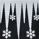 White Snowflake Ice Strip Xmas Christmas Decoration Ornament Festival Party LJ