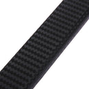 2pcs Carbon Fiber Pattern Car License Plate Frames Tag Covers (Black)