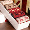 Womens Wool Blend Socks Christmas Snowflake Deer Unisex Warm Winter Socks Q6V7.