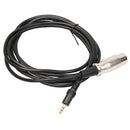 3.5mm TRS Auxiliary AUX Headphone Audio Jack Plug to XLR Adapter Cable 10FT
