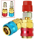 High and Low Side Expansion Adapter R134A Freon Quick Connector Adapter Aut C8J2