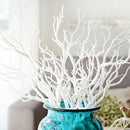 6x Simulation Plastic Tree Branches Twig Plants Home Decor white
