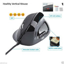 2400DPI 6 Buttons USB LED Vertical Optical Wired Pro Gaming Mouse For PC Laptop