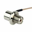 Pink 5 meter coaxial cable UHF / PL-259 for men YAESU for ICOM KENWOOD mobi W8W3