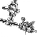 Third Hand Soldering Iron Stand Helping Clamp Magnifying Glass with 2 Alligator