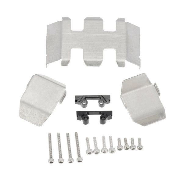 Chassis Armors Set Front & Rear Protection for Axial SCX24 90081 1:24 RC Car