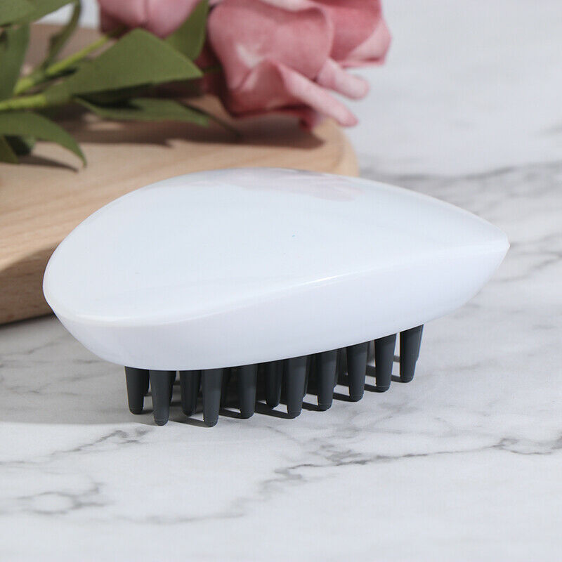 Silicone Head Hair Washing Comb Shampoo Scalp Massage Brush Shower Brush B Gw
