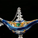 Chic Wishing Lamp Decorative Lamp Metal Craft Home Decor Jewelry Storage Box