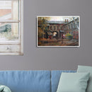 5D DIY Diamond Painting Old House Full Round Drill Embroidery Home Decor