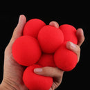 Soft-Sponge Red Balls Close-Up Magic Street Party Trick Magician Prop Ne JNH
