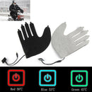 1X Five-finger Gloves USB Electric Heating Pads Three-speed Switch Heating Sh BX