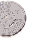 1Pc Calendar Keychain Metal Ring Compass Keyring Keyfob Hiking Camping OutdoorOZ
