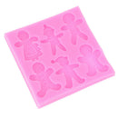 Xmas Gingerbread Christmas Silicone Mold Fondant Cake Mould Candy  OZ