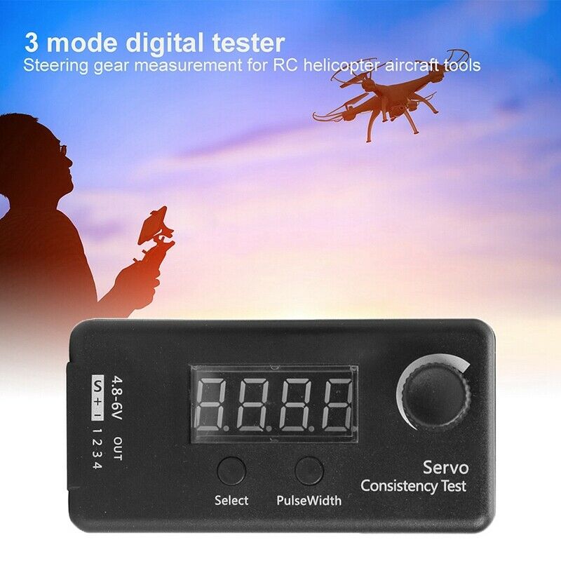 Mini 3 Modes Digital Servo/ESC Consistency Tester Steering Gear Measurement V7E5