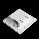Dual USB Ports Wall Socket Charger AC/DC Power Adapter Plug Outlet Plate Panel