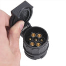 Trailer Truck 13Pin to 7Pin Plug Adapter Converter Tow Bar Socket Connector FT