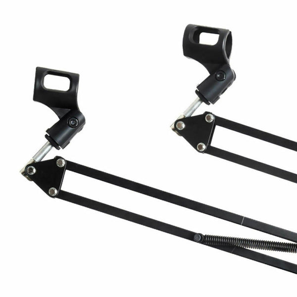 Mic Microphone Suspension Boom Scissor Arm Stand Holder Studio Broadcast New
