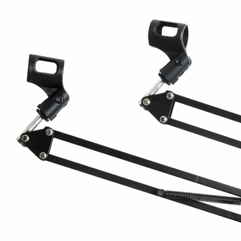 Mic Microphone Suspension Boom Scissor Arm Stand Holder Studio Broadcast New