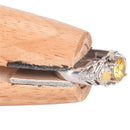 Wood Jewelers Ring Clamp Wood Jewelry Vise Tool Holder Hold Rings Fixed Clip&+
