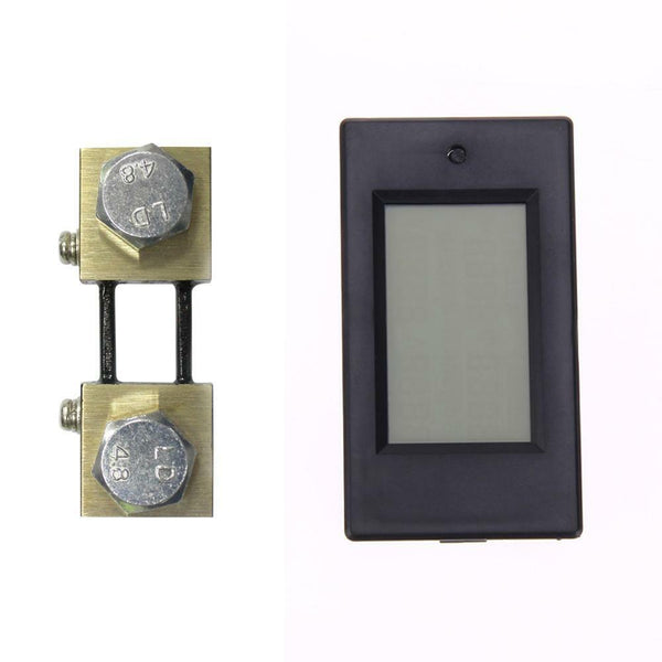 100A LCD Digital Volt Watt Current Power Meter Panel Ammeter Voltmeter +Shunt