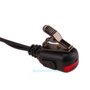 Covert Acoustic Tube Earpiece PTT MIC w/ Indicator Light for Baofeng Retevis
