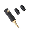 2.5mm 4 Pin Audio Plug Adapter For Headphones Sound Improvement