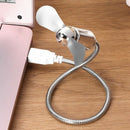 Mini USB Fan Flexible USB Cooling Fan With Switch For Notebook Laptop Compu I6T3