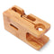 Cell Phone Charger Dock with Watch Bamboo Holder Desk Charging Stand B8C1