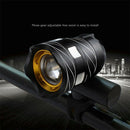 Metal Compact Rechargeable 600LM T6 LED MTB Bicycle Light Bike Front Headlight
