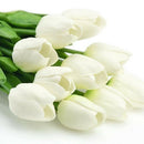20 Stems of Tulip Artificial Flowers Bouquet, Perfect for Wedding, Bridal,